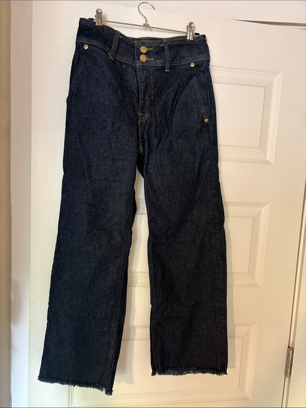 J. Crew signature logo Classic women’s  Dark wash  Blue Straight-Leg Jeans